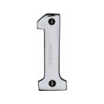 M Marcus Heritage Brass Numeral 1 - Face Fix 76mm Heavy font
